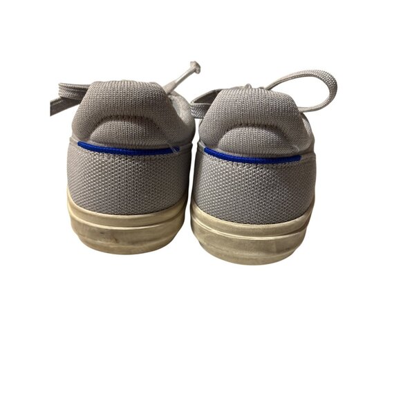 Rothys Women's 7.5 Gray Lace-Up Sneakers With Knit Upper - Picture 6 of 9